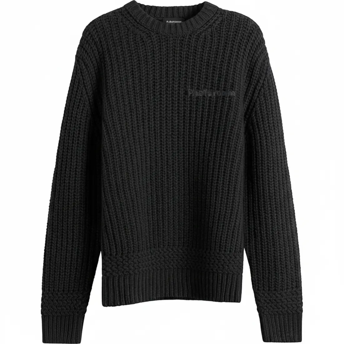 Photoroom Chunky Rib Jumper